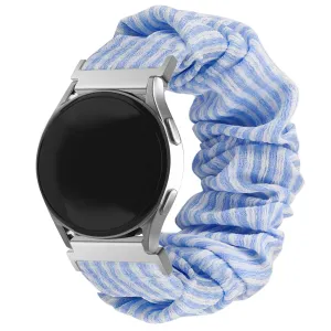 Trendy 2025 Xiaomi Amazfit GTS Scrunchie Strap (Striped Blue)  Limited Release!