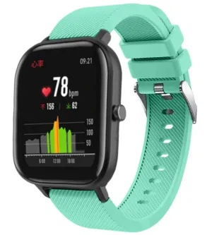 Trendy 2025 Xiaomi Amazfit GTS Silicone Strap (Aqua)  Last Few Pieces!