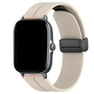 Trendy 2025 Xiaomi Amazfit GTS Silicone Strap D-Buckle (Starlight)  Limited Availability!