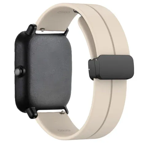 Trendy 2025 Xiaomi Amazfit GTS Silicone Strap D-Buckle (Starlight)  Limited Availability!