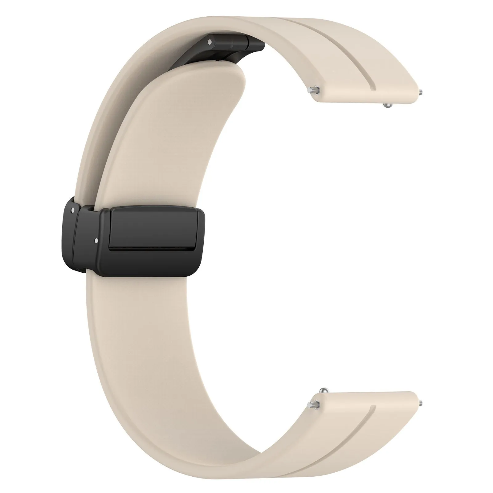 Trendy 2025 Xiaomi Amazfit GTS Silicone Strap D-Buckle (Starlight)  Limited Availability!