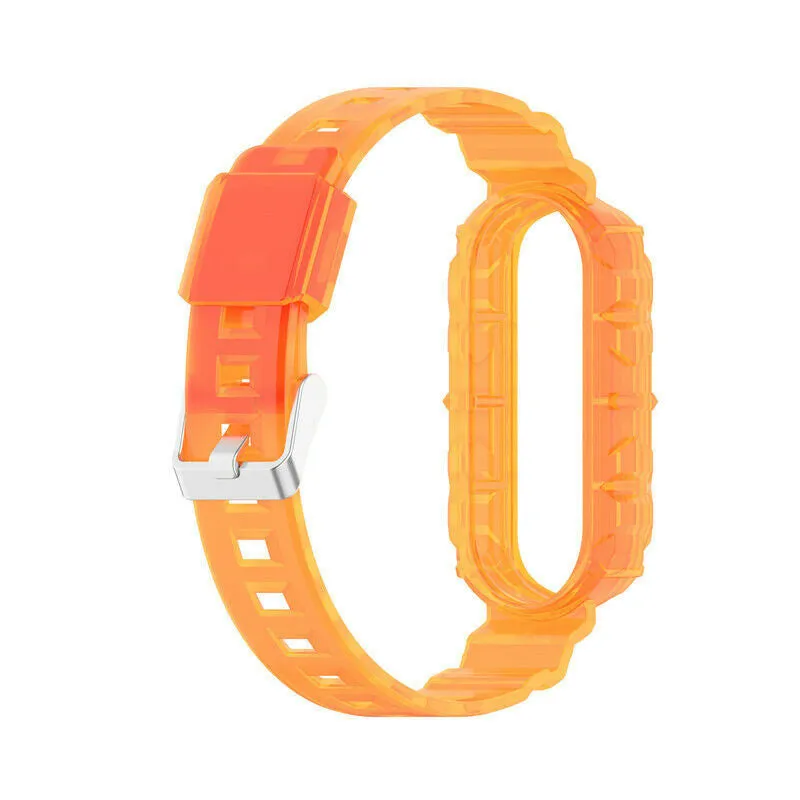 Trendy 2025 Xiaomi Mi Band 5 Clear TPU Strap (Orange)  Last Chance!