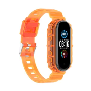 Trendy 2025 Xiaomi Mi Band 5 Clear TPU Strap (Orange)  Last Chance!