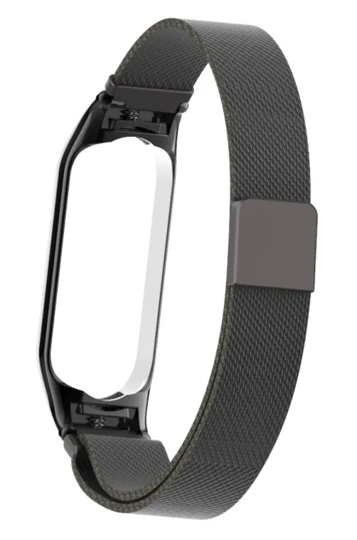 Trendy 2025 Xiaomi Mi Band 5 Milanese Strap (Black)  Last Few Pieces!
