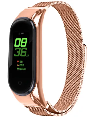 Trendy 2025 Xiaomi Mi Band 6 Milanese Strap (Rose Gold)  Limited Stock!