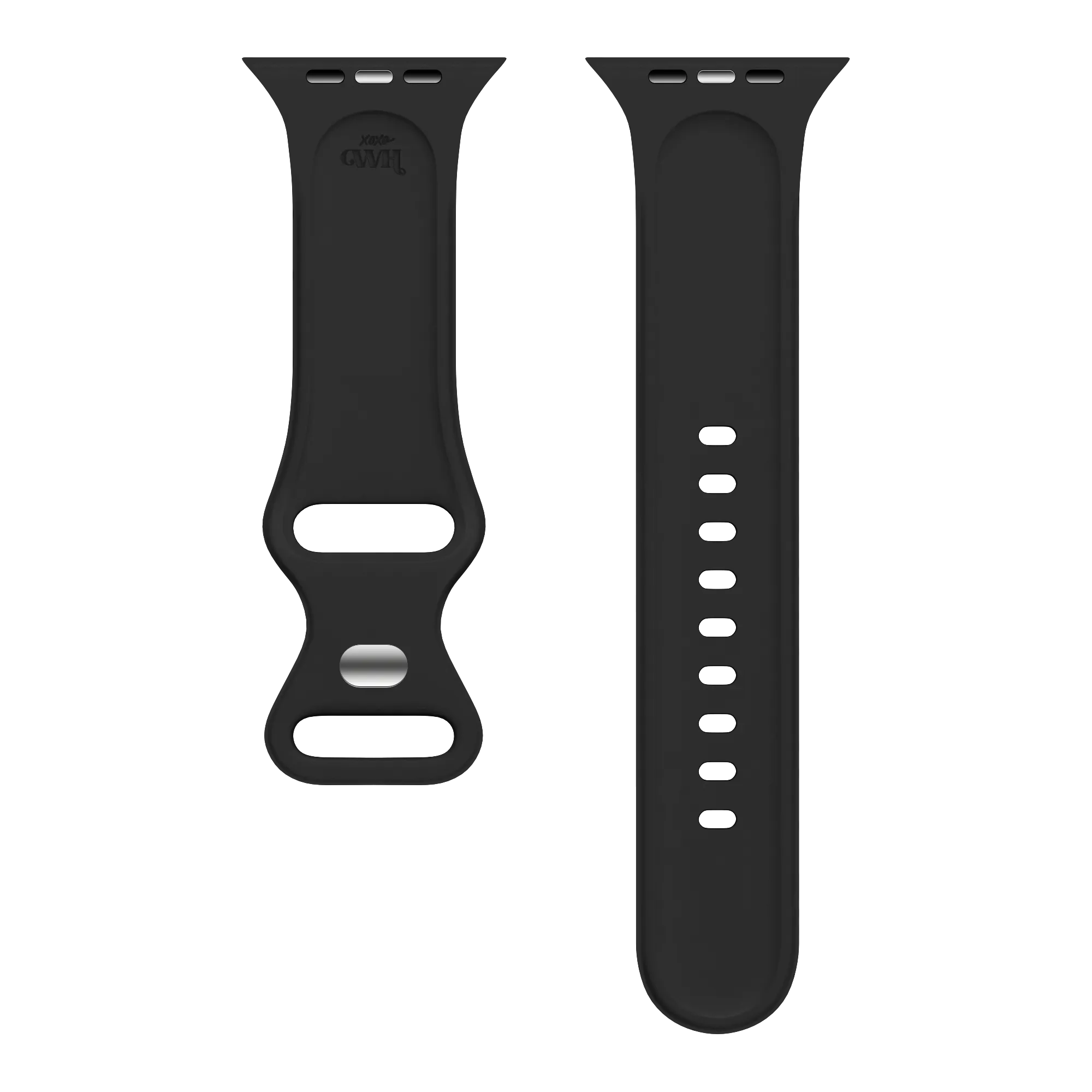 Trendy 2025 xoxo Wildhearts Apple Watch Silicone Strap Leopard Print (Black)  Stylish & Comfortable