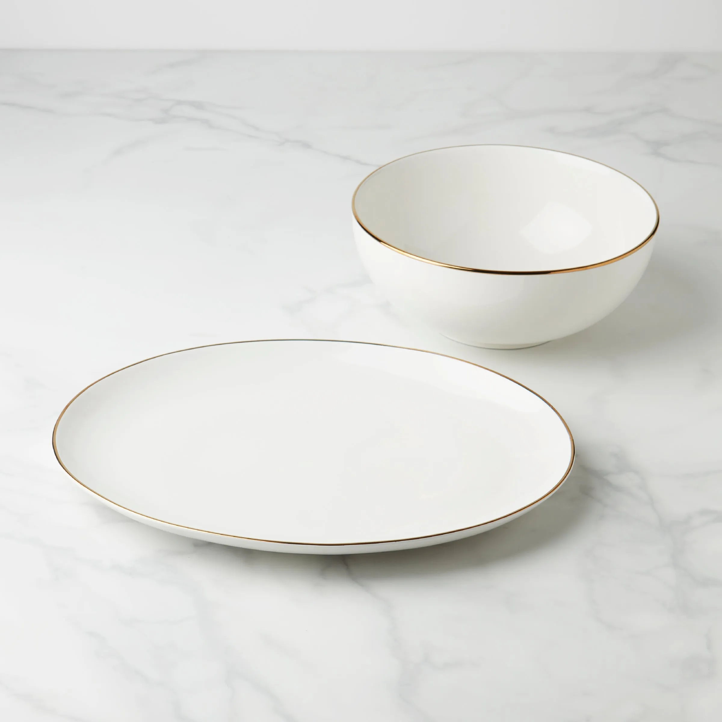 Trianna White 2-Piece Serveware Bundle Lenox