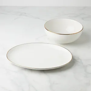 Trianna White 2-Piece Serveware Bundle Lenox
