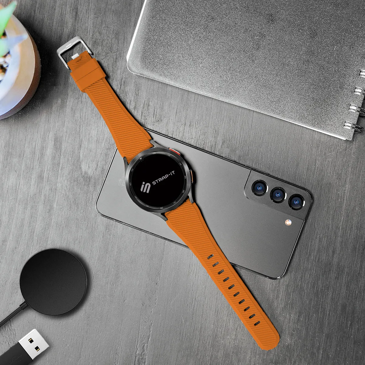 VIP Favorite Amazfit GTS 2 Silicone Strap (Orange)  Last Chance!