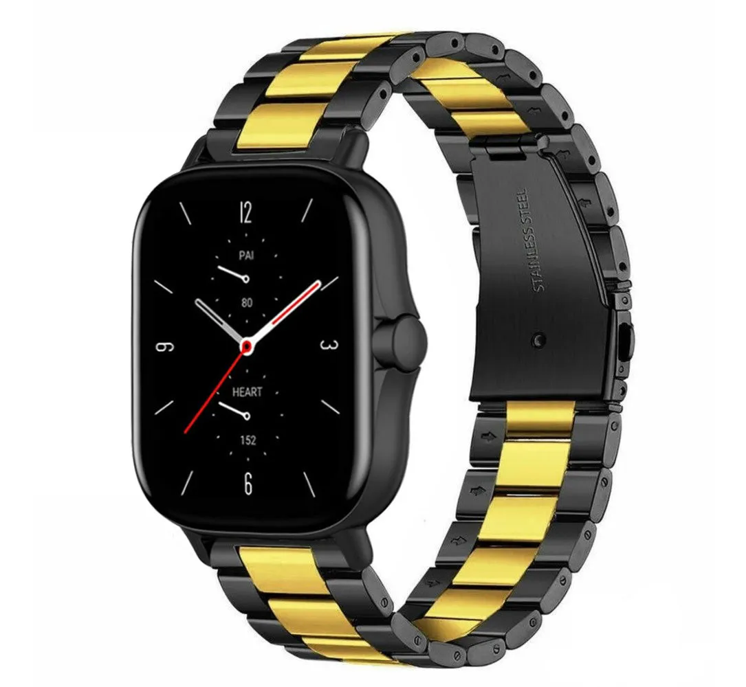 VIP Favorite Amazfit GTS 2 Steel Strap (Black/Gold)  Ends Soon!