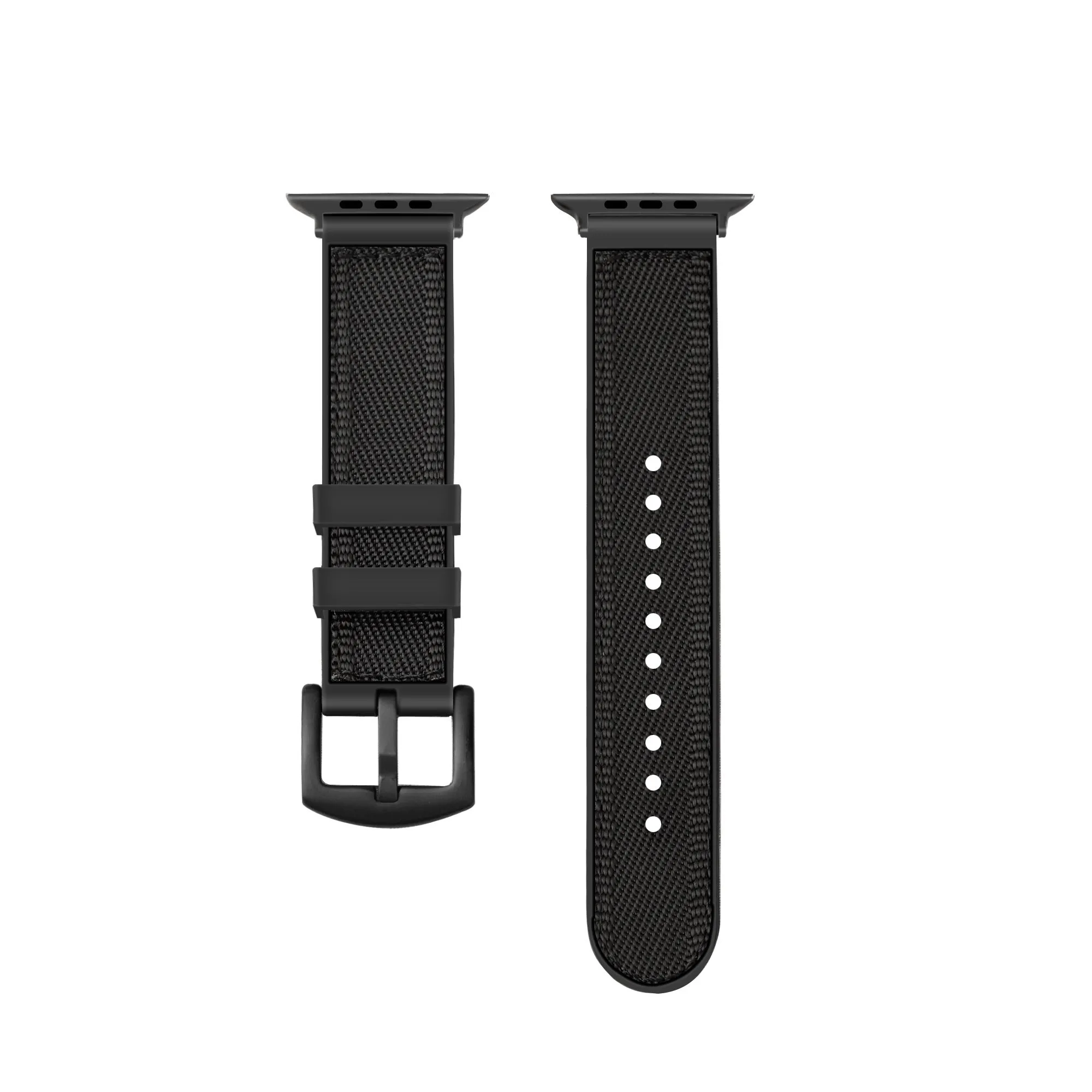 VIP Favorite Apple Watch Hybrid Nylon Strap (Black)  Last Chance!