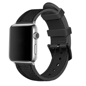 VIP Favorite Apple Watch Hybrid Nylon Strap (Black)  Last Chance!