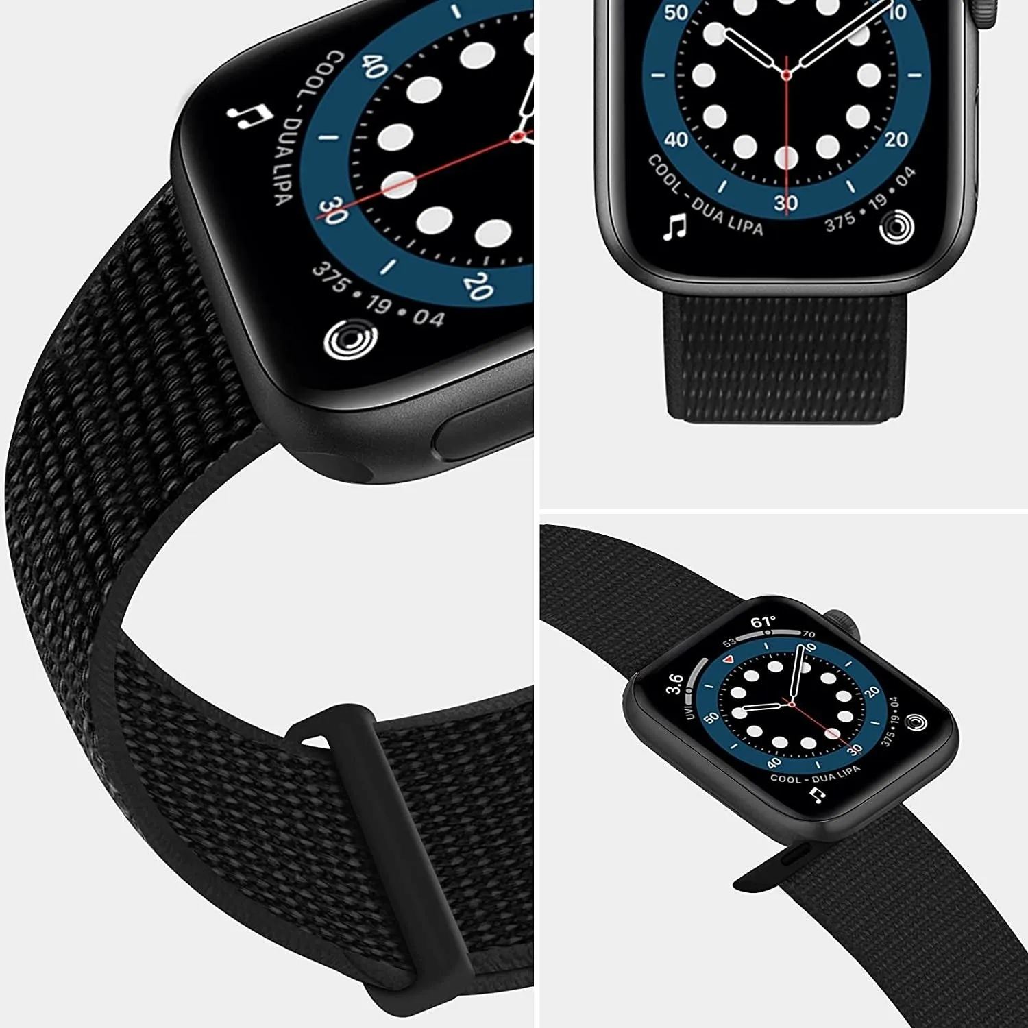 VIP Favorite Apple Watch Nylon Loop Strap (Black)  Today Only!