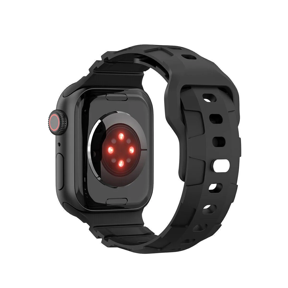 VIP Favorite Apple Watch Silicone Armour Strap (Black)  Limited Release!
