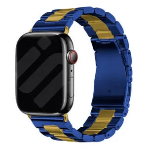 VIP Favorite Apple Watch Steel Strap (Blue/Gold)  Dont Miss Out!