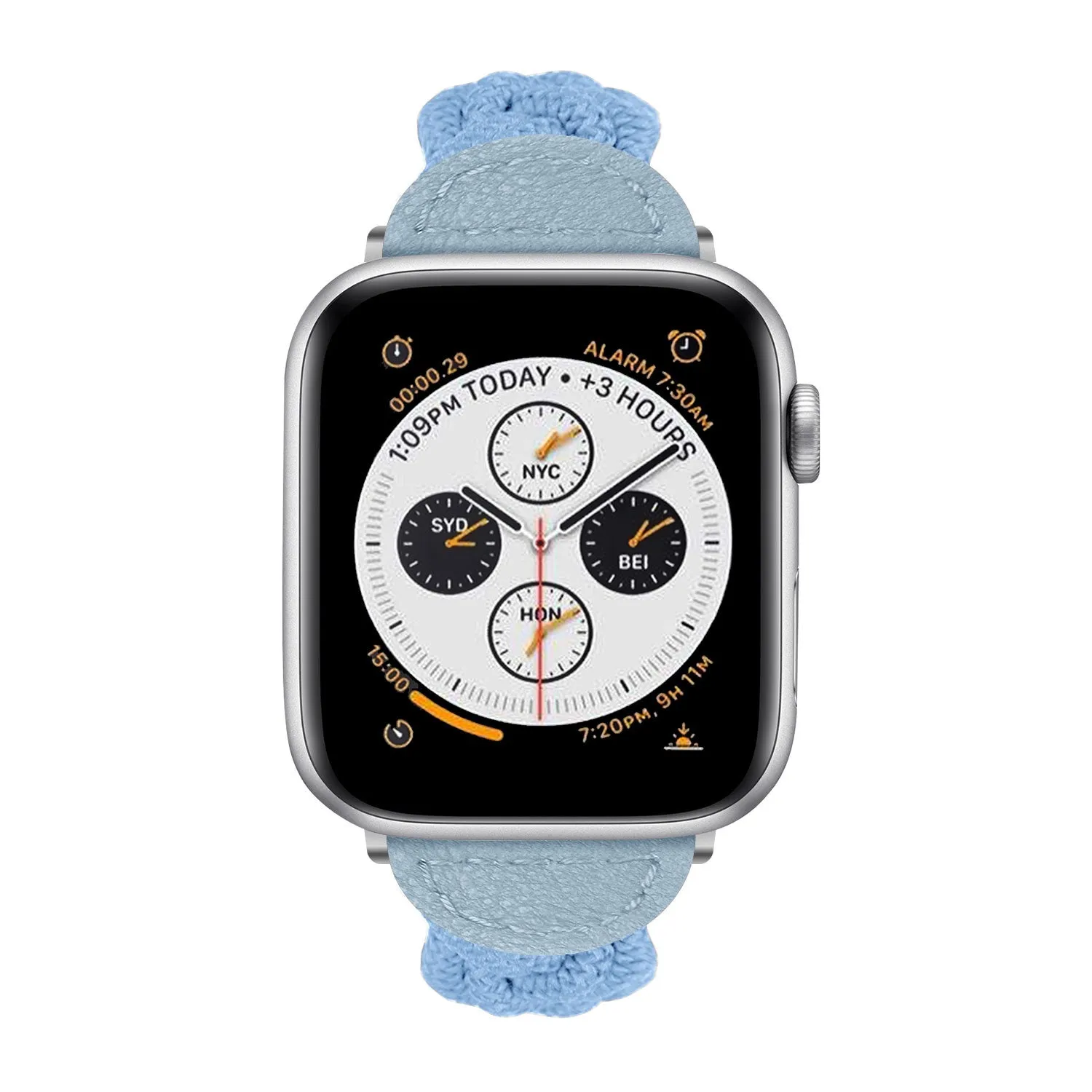 VIP Favorite Apple Watch Twisted Nylon Strap (Light Blue)  Last Few Pieces!