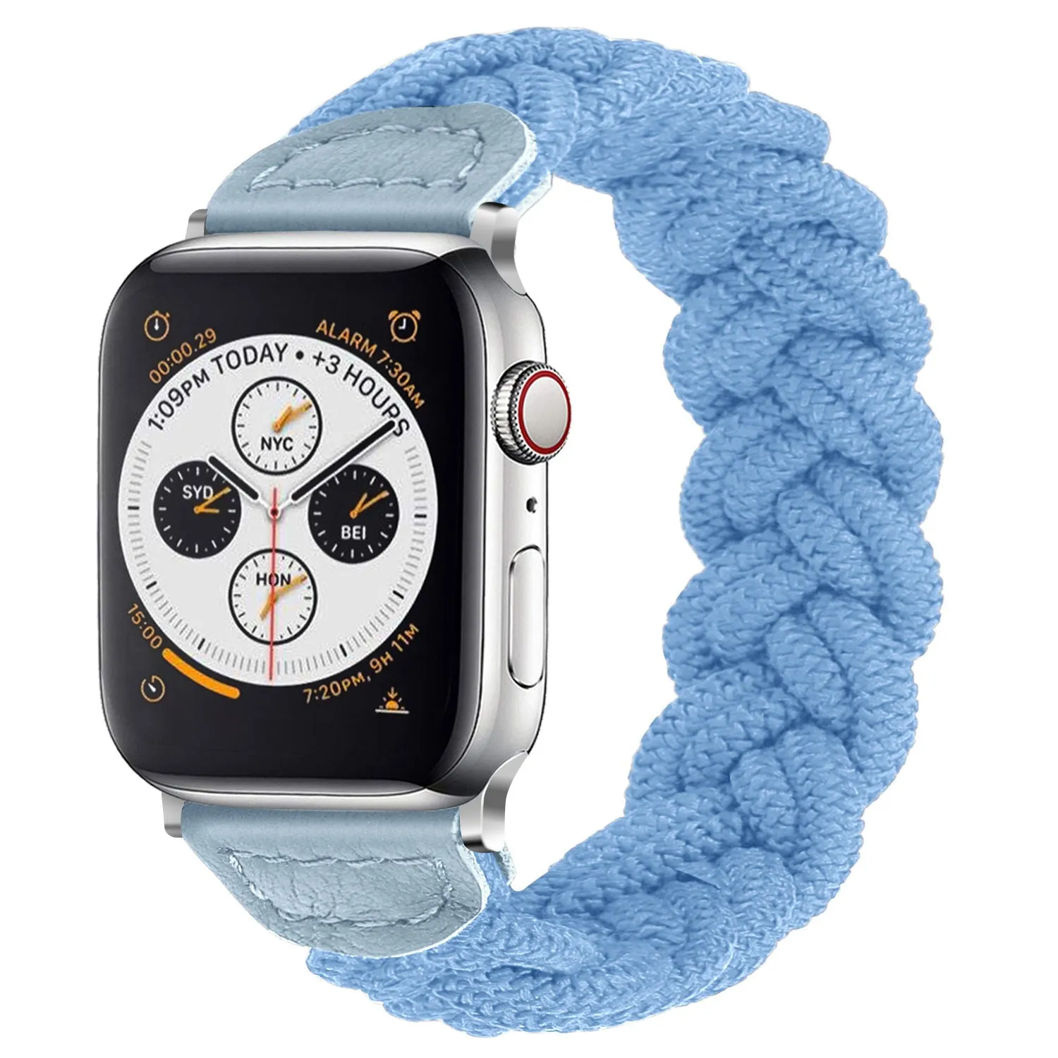 VIP Favorite Apple Watch Twisted Nylon Strap (Light Blue)  Last Few Pieces!