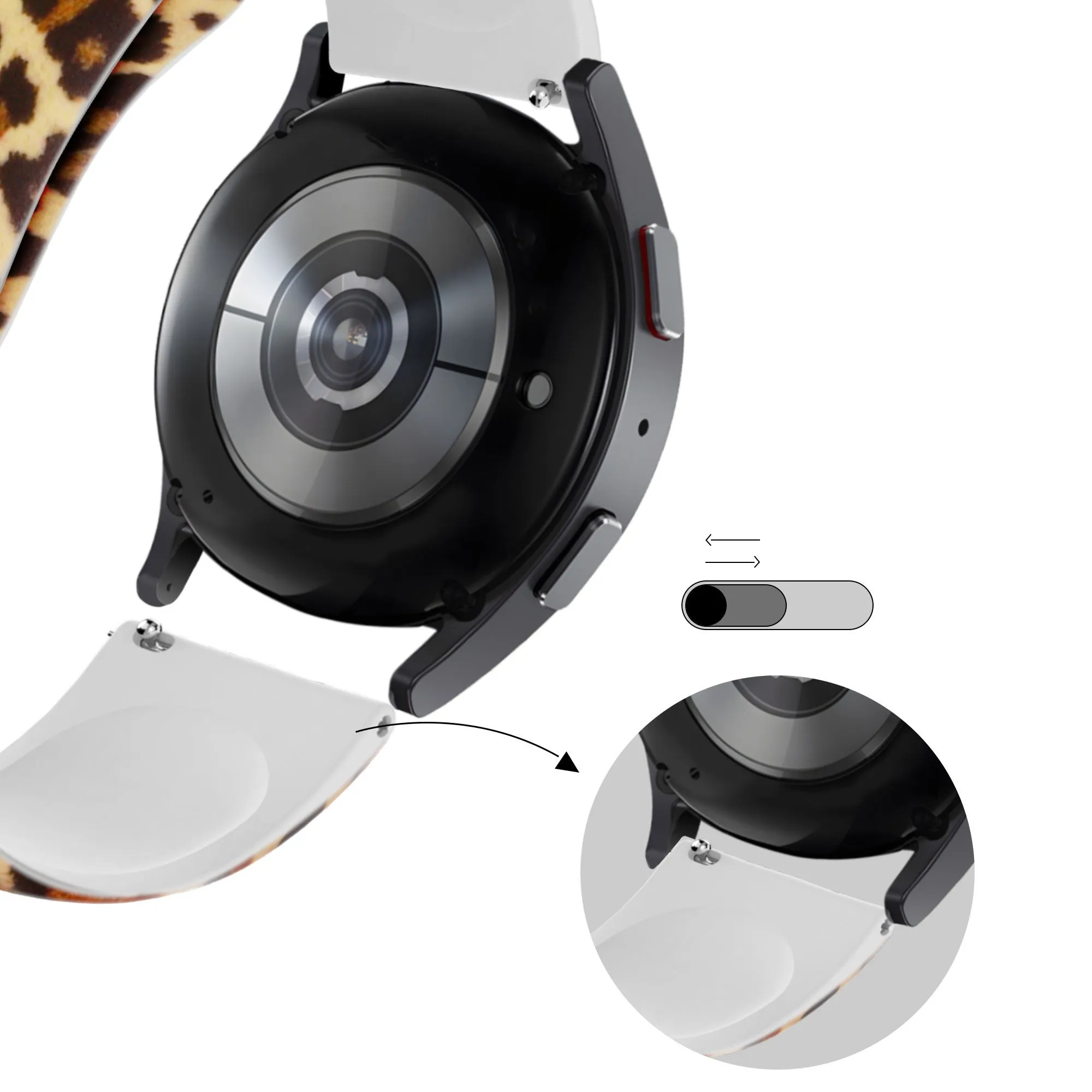 VIP Favorite Bandz Amazfit GTS 4 (Mini) Silicone Strap 'Leopard'  Ends Soon!