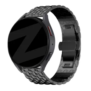 VIP Favorite Bandz Huawei Watch 4 (Pro) Steel Strap 'Dragon' (Black)  Going Fast!