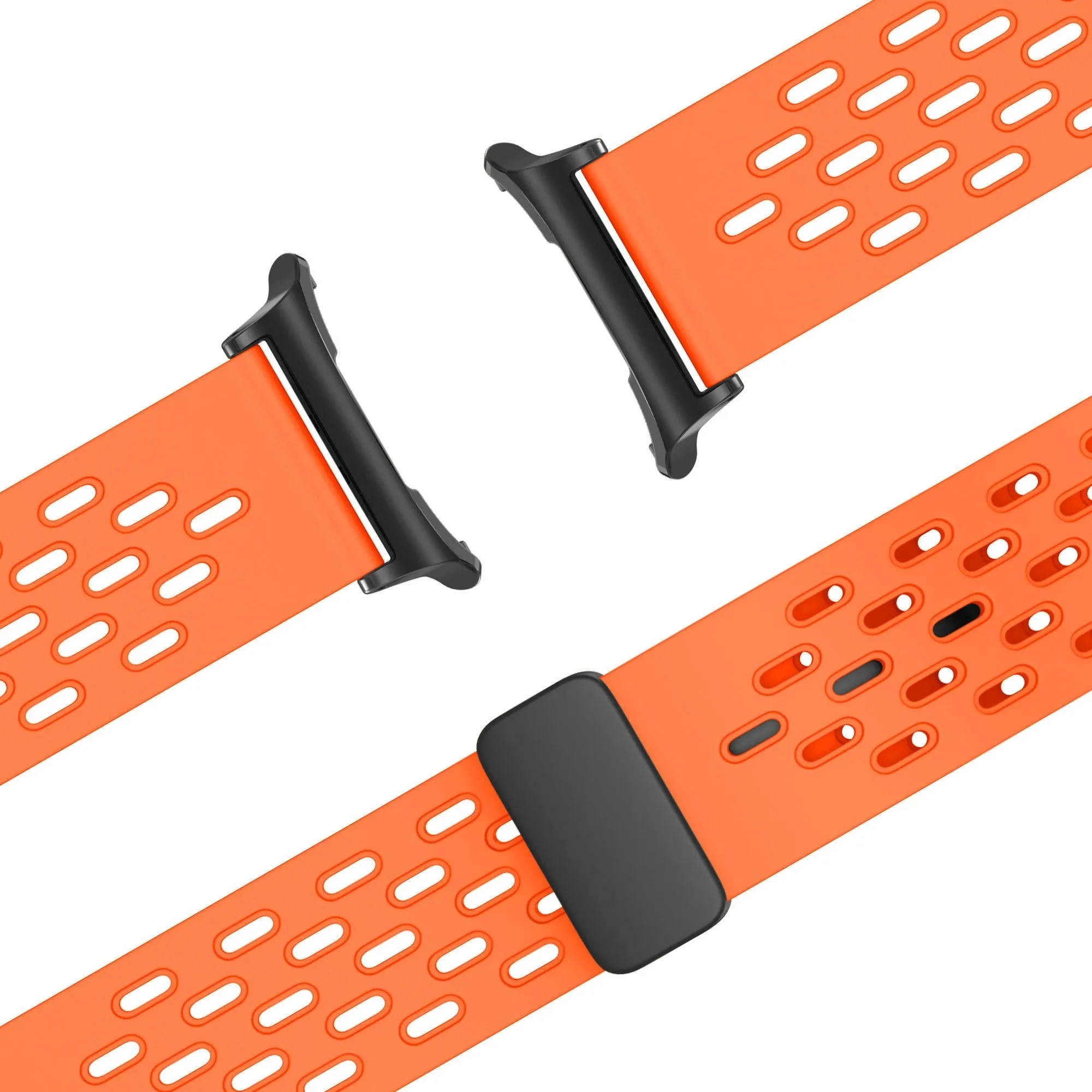 VIP Favorite Bandz Samsung Galaxy Watch Ultra D-buckle Sport Strap 'Air' (Orange)  Going Fast!