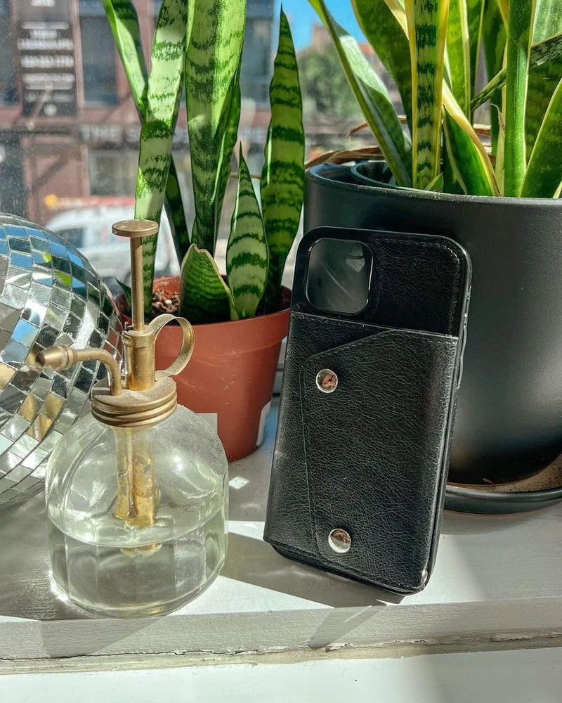 VIP Favorite Black Vegan Leather | Wallet Case  Limited Availability!