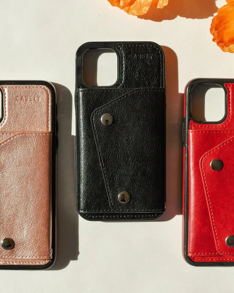 VIP Favorite Black Vegan Leather | Wallet Case  Limited Availability!
