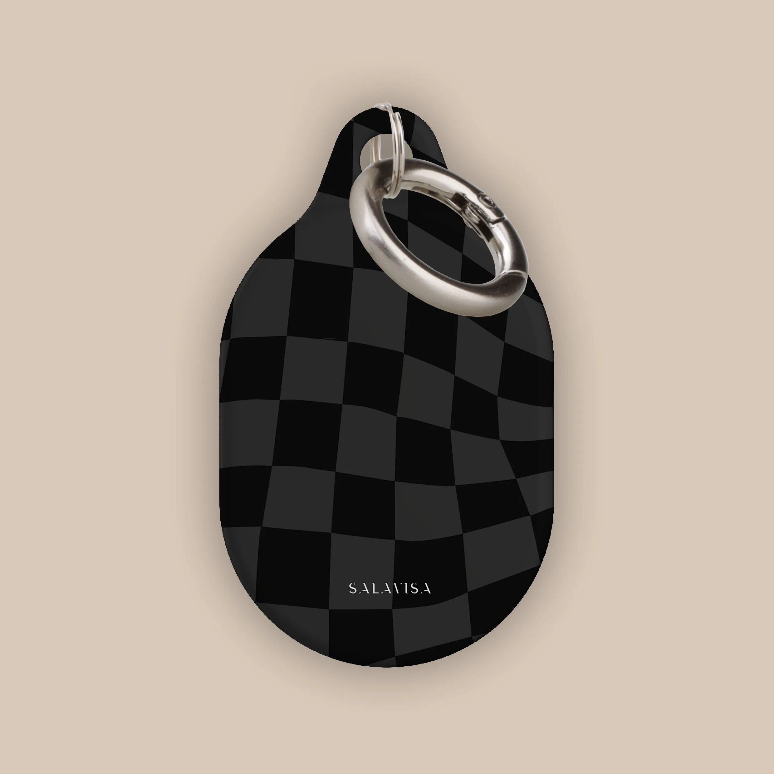 VIP Favorite Black Wave Checkered AirTag Holder  Limited Availability!
