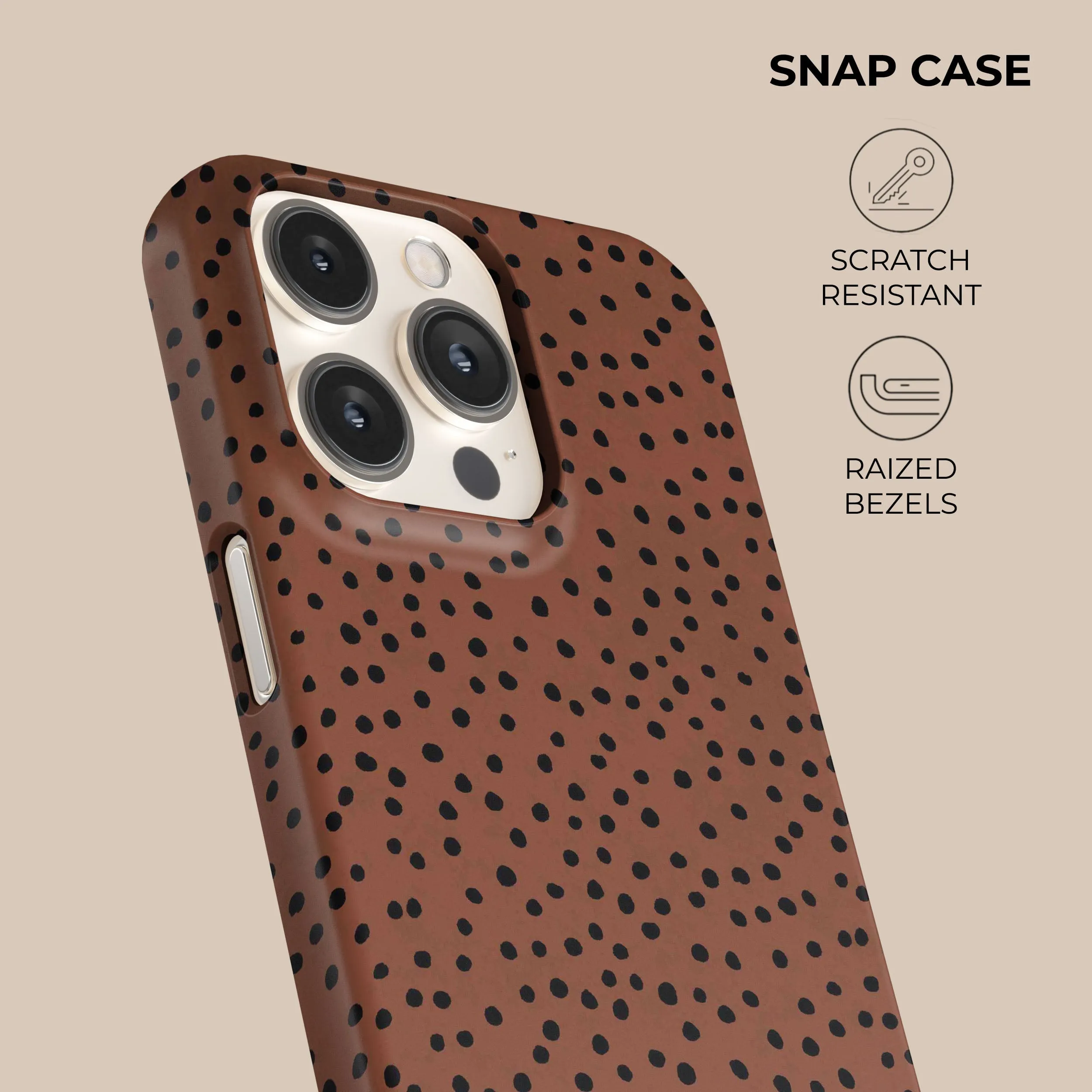 VIP Favorite Burnt Orange Polka Dots Phone Case  Last Chance!
