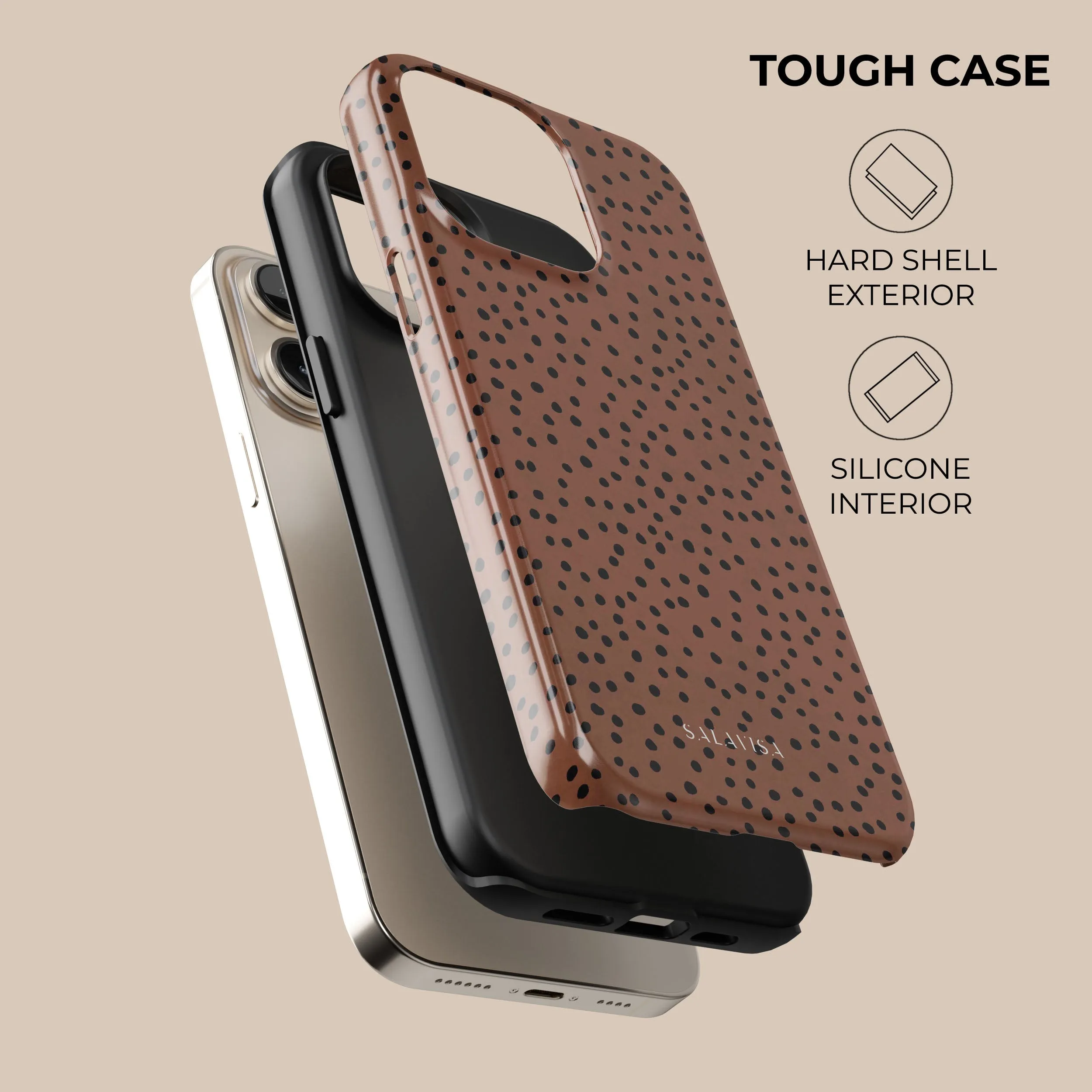VIP Favorite Burnt Orange Polka Dots Phone Case  Last Chance!