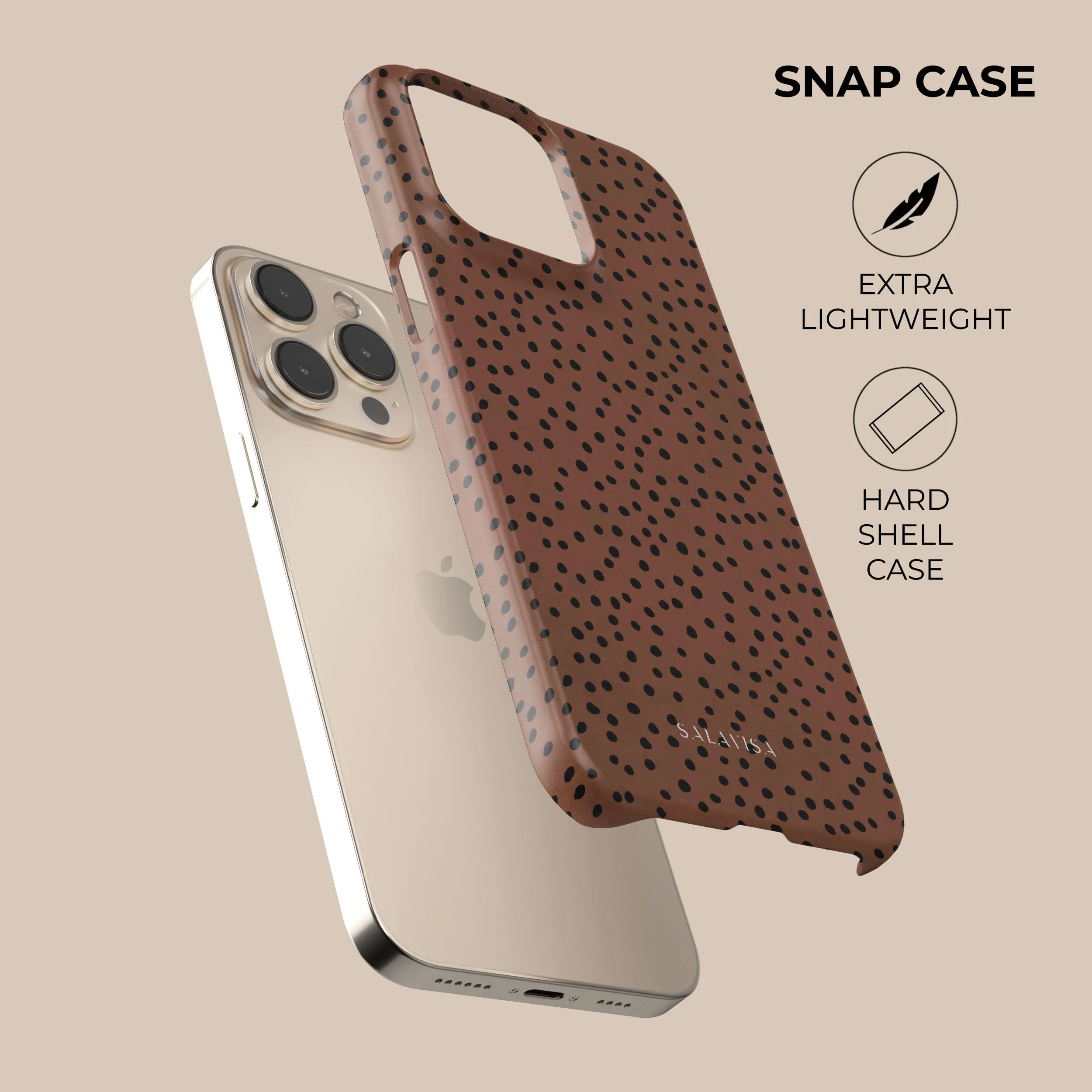 VIP Favorite Burnt Orange Polka Dots Phone Case  Last Chance!