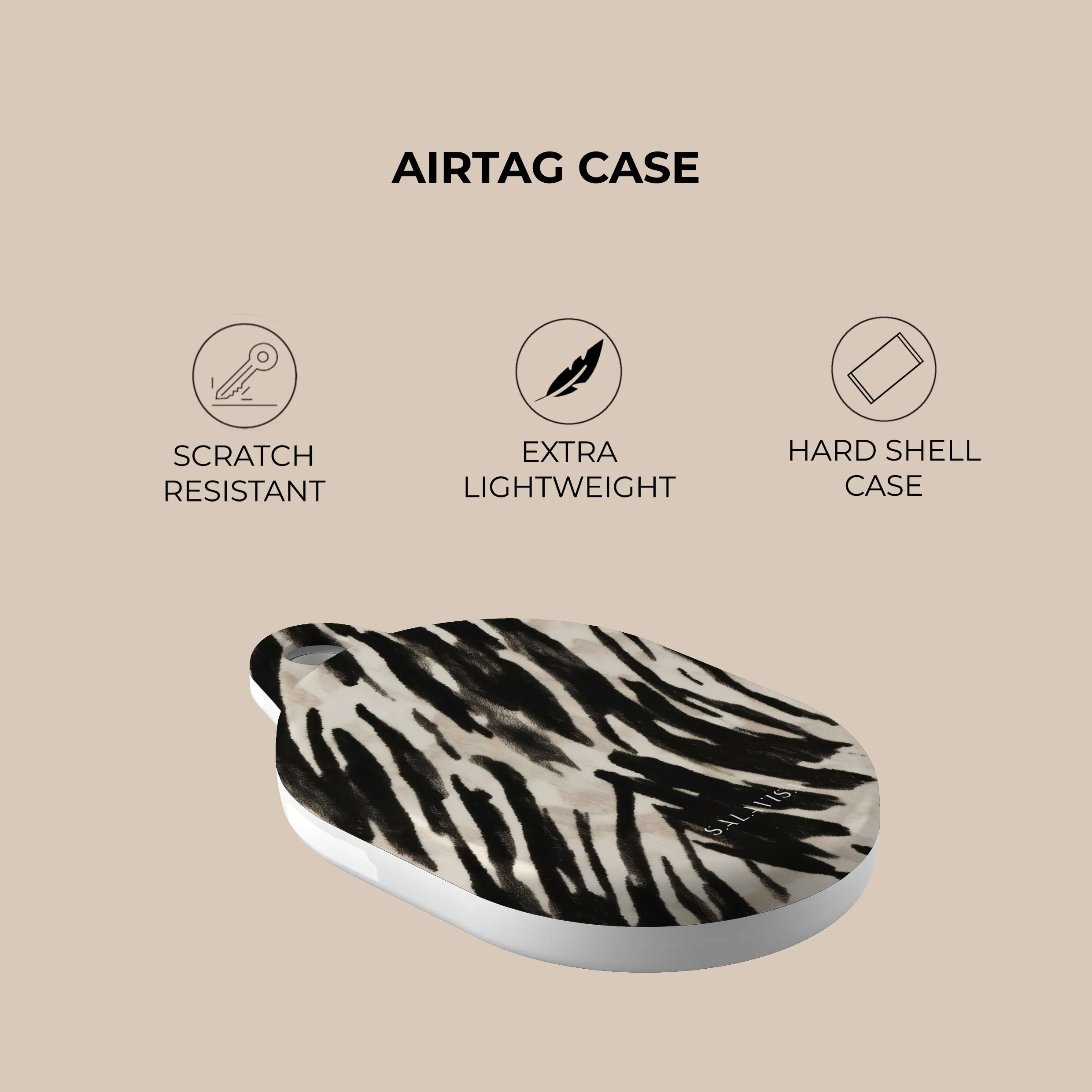 VIP Favorite Dark Zebra AirTag Holder  Limited Availability!