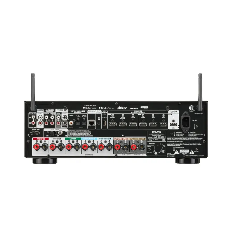 VIP Favorite Denon AVR-X1800H 7.2Ch 8k AV Receiver With HEOS Built-In (Each)  Last Few Pieces!