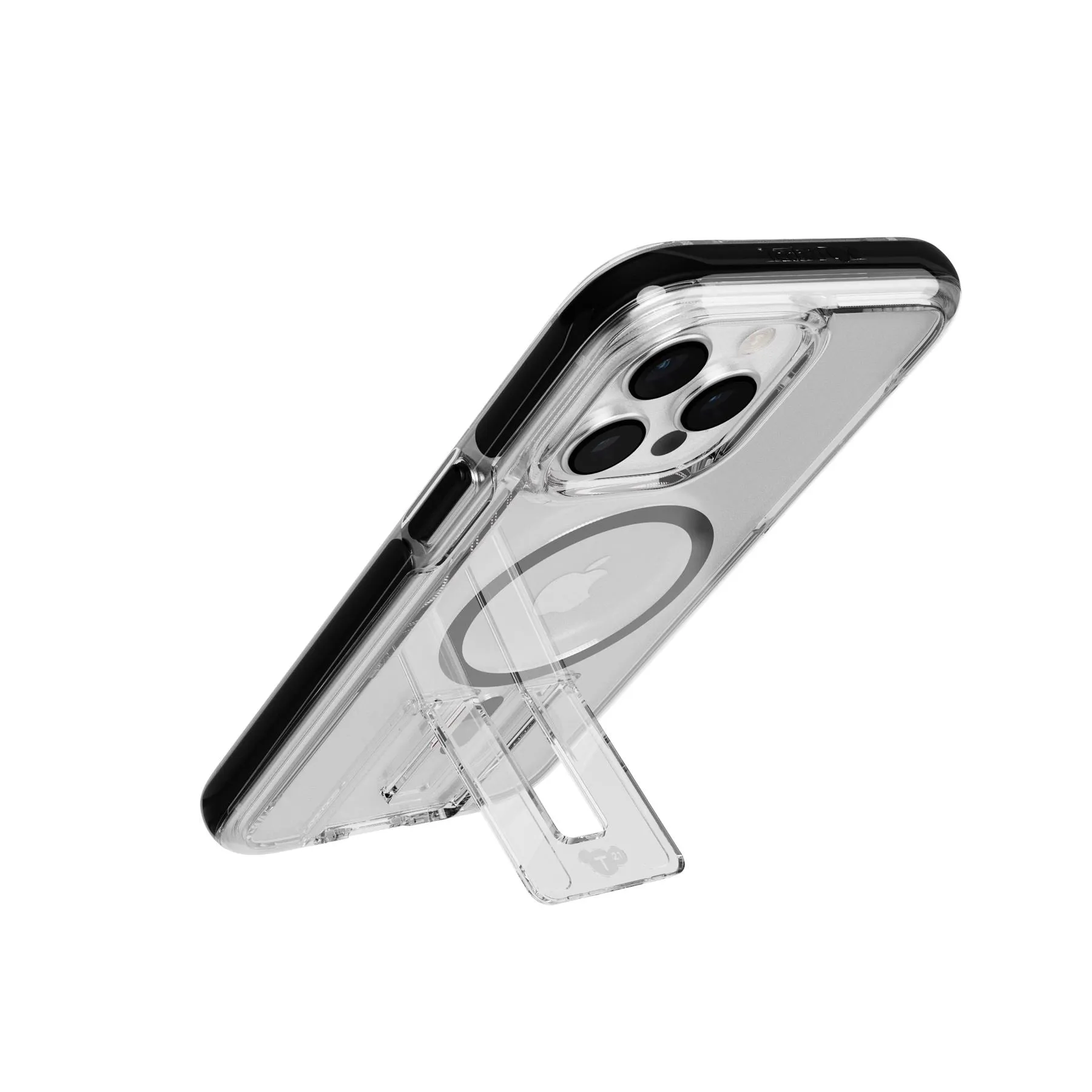 VIP Favorite EvoCrystal Kick - Apple iPhone 15 Pro Max Case MagSafe Compatible - Clear Black  Limited Release!