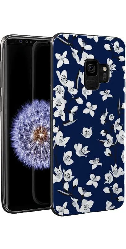VIP Favorite Floral Forest | Navy Cherry Blossom Floral Samsung Case  Last Few Pieces!