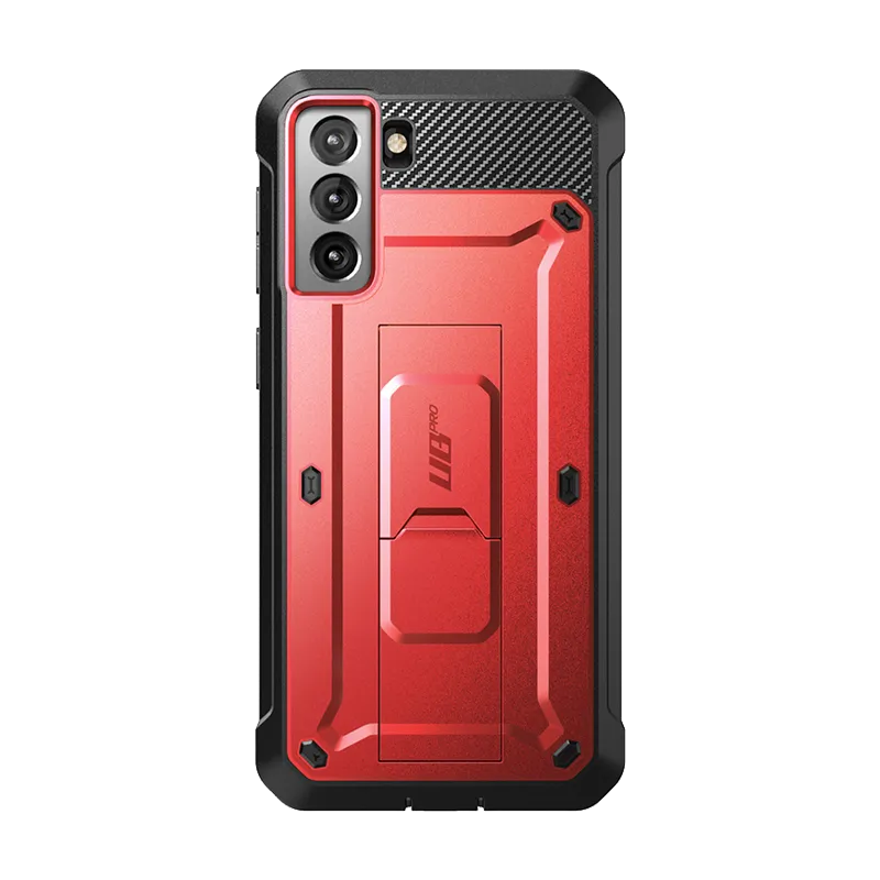 VIP Favorite Galaxy S21 FE Unicorn Beetle PRO Rugged Case-Metallic Red  Last Chance!