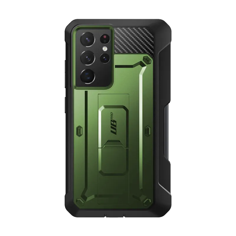 VIP Favorite Galaxy S21 Ultra Unicorn Beetle Pro Rugged Case with S-Pen Holder - Dark Green  Dont Miss Out!