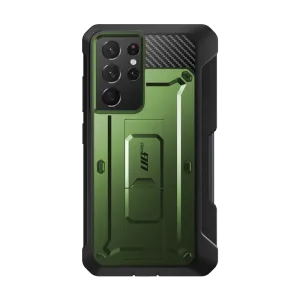 VIP Favorite Galaxy S21 Ultra Unicorn Beetle Pro Rugged Case with S-Pen Holder - Dark Green  Dont Miss Out!