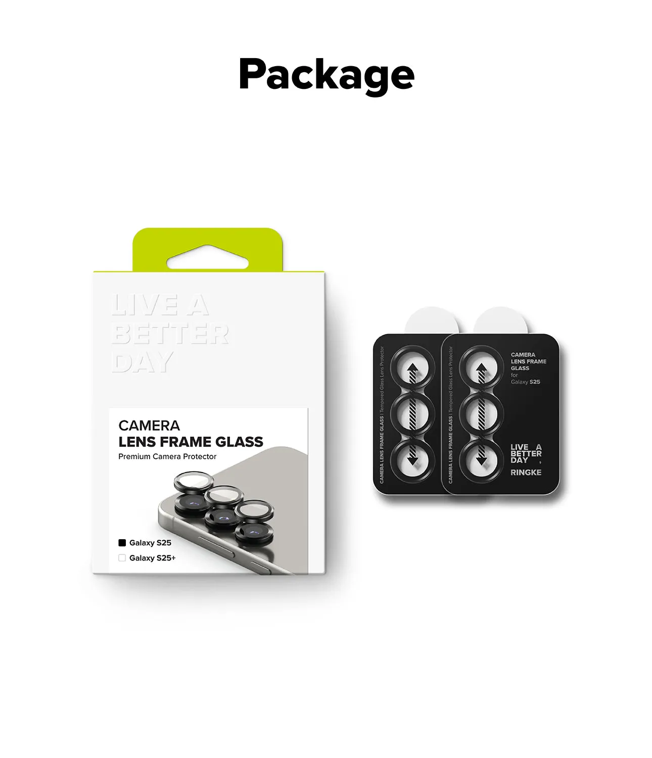 VIP Favorite Galaxy S25 | Camera Lens Frame Glass  Stylish & Comfortable