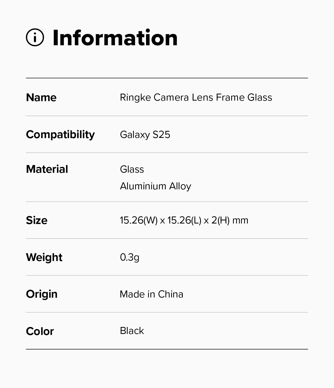 VIP Favorite Galaxy S25 | Camera Lens Frame Glass  Stylish & Comfortable