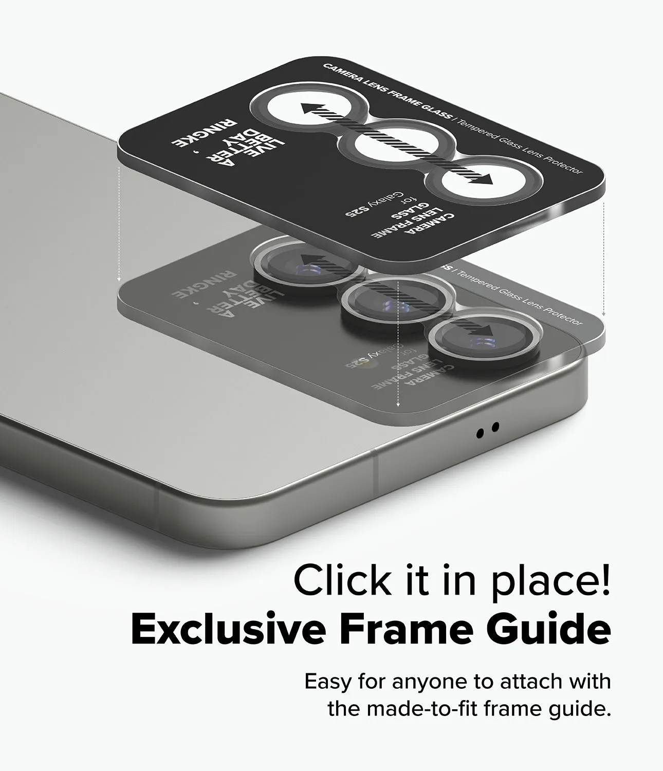 VIP Favorite Galaxy S25 | Camera Lens Frame Glass  Stylish & Comfortable