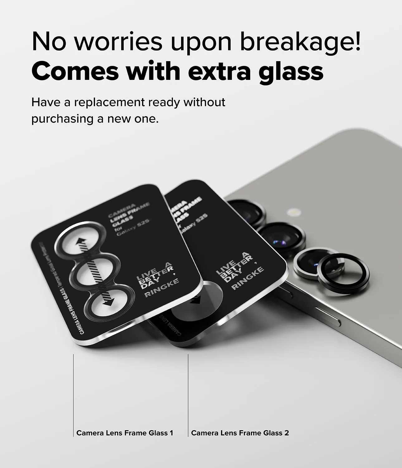 VIP Favorite Galaxy S25 | Camera Lens Frame Glass  Stylish & Comfortable