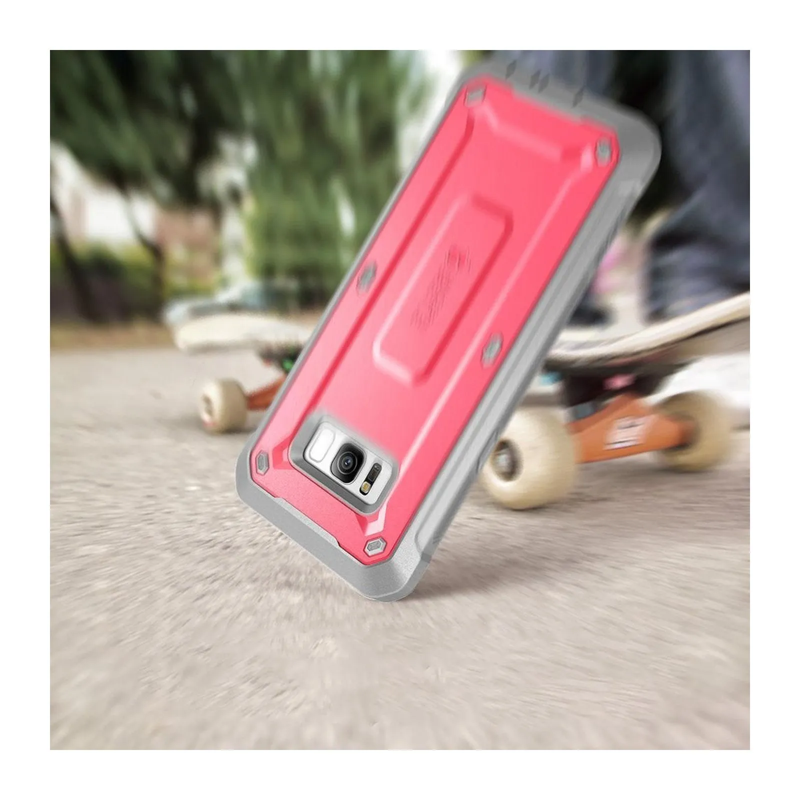 VIP Favorite Galaxy S8 Plus Unicorn Beetle Pro Full Body Holster Case with Screen Protector-Pink  Almost Sold Out!