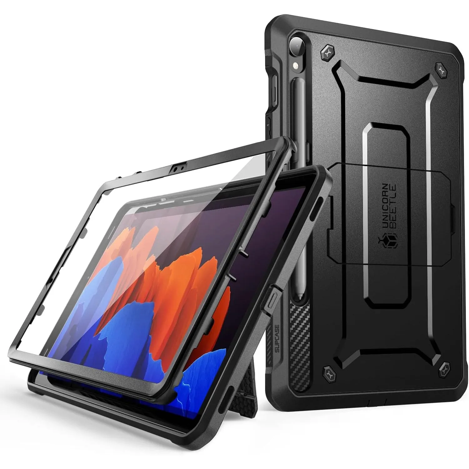 VIP Favorite Galaxy Tab S9 FE 10.9 inch (2023) Unicorn Beetle Pro Rugged Tablet Case-Black  Stylish & Comfortable