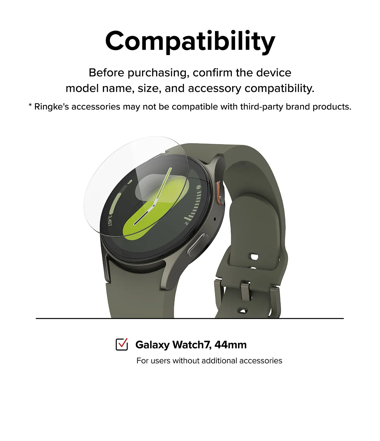 VIP Favorite Galaxy Watch 7 44mm Screen Protector | Glass - R6  Limited Release!