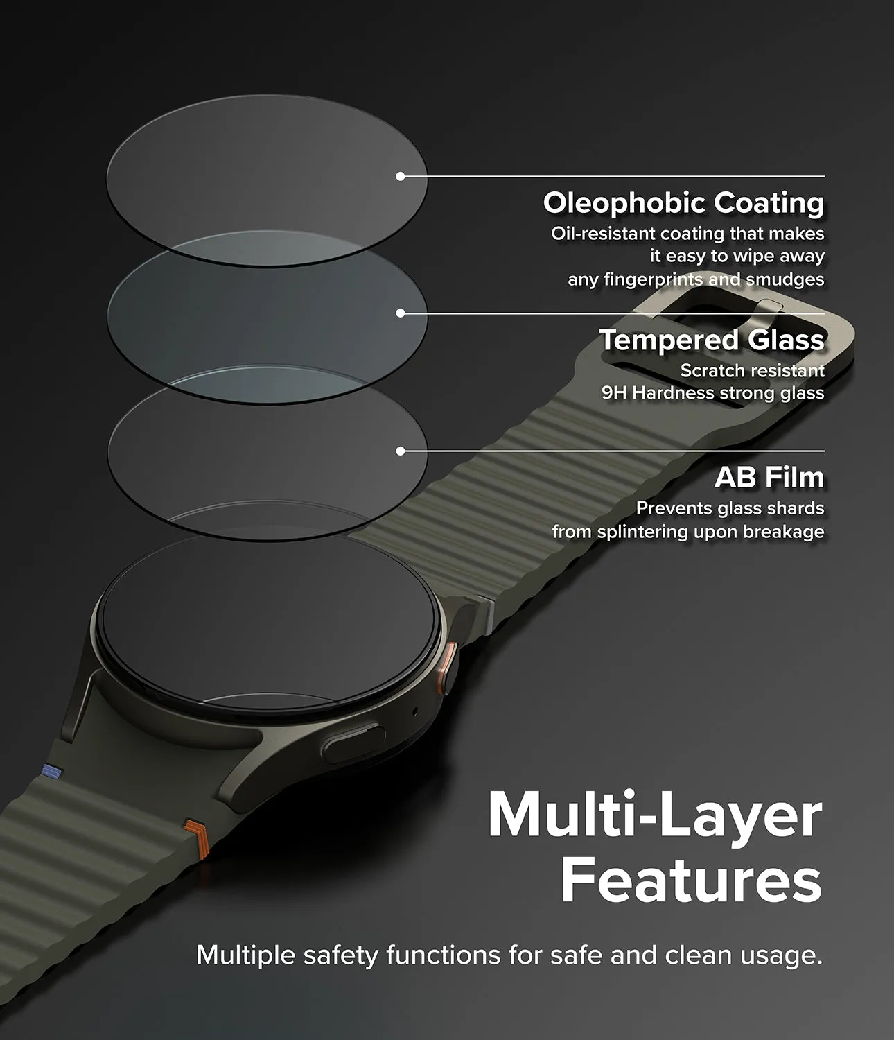 VIP Favorite Galaxy Watch 7 44mm Screen Protector | Glass - R6  Limited Release!