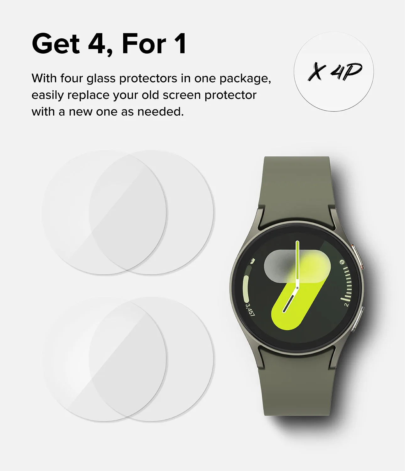 VIP Favorite Galaxy Watch 7 44mm Screen Protector | Glass - R6  Limited Release!
