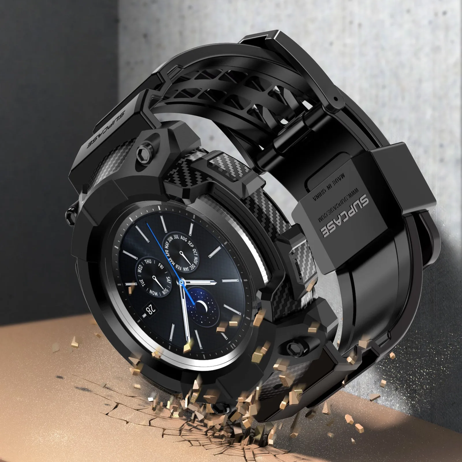 VIP Favorite Galaxy Watch3 45mm Unicorn Beetle Pro Wristband Case-Black  Limited Release!