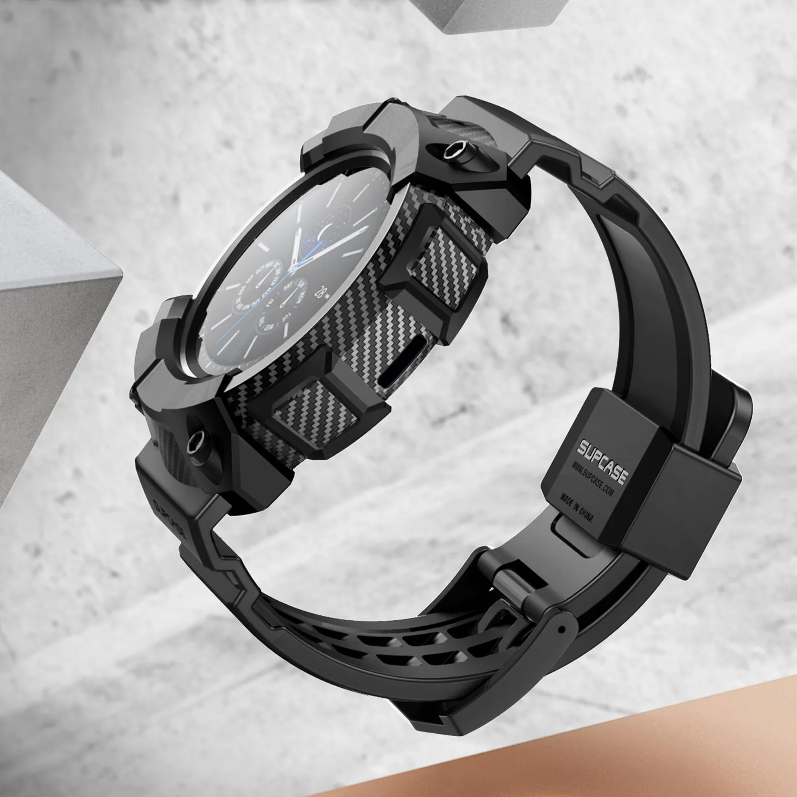 VIP Favorite Galaxy Watch3 45mm Unicorn Beetle Pro Wristband Case-Black  Limited Release!