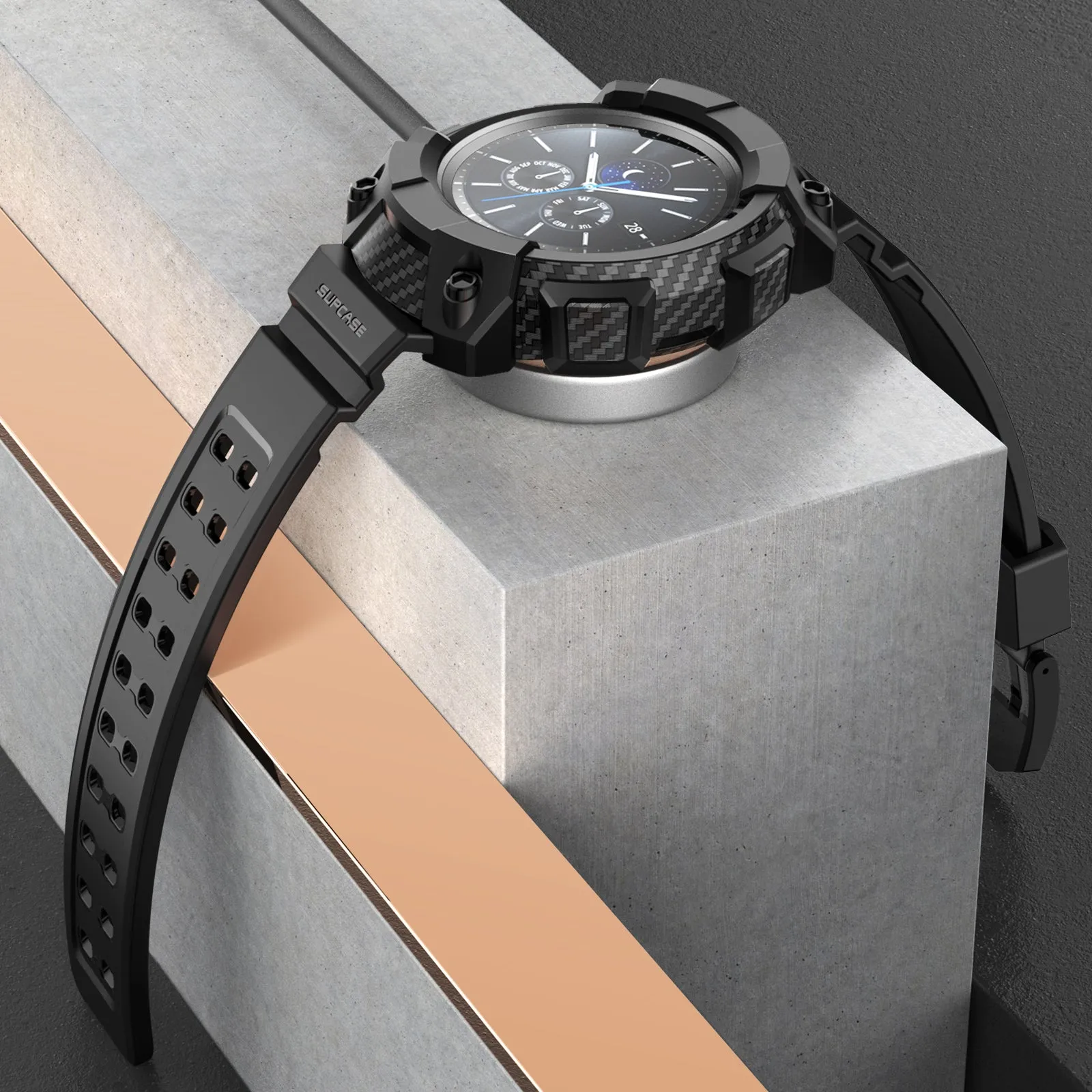 VIP Favorite Galaxy Watch3 45mm Unicorn Beetle Pro Wristband Case-Black  Limited Release!