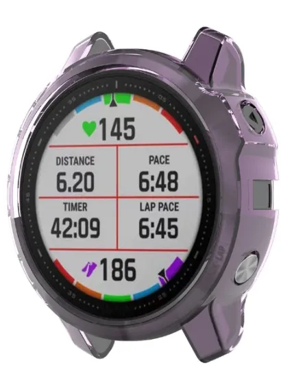 VIP Favorite Garmin Fenix 5s TPU Case (Transparent Purple)  Limited Stock!